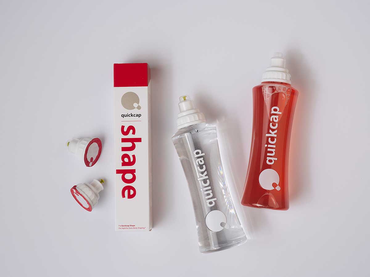 Бутылочки с напитком QuickCap Shape
