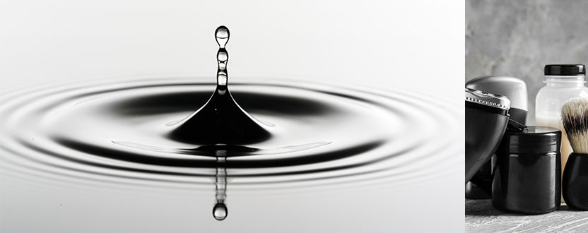 Water drop, shaving accessoires